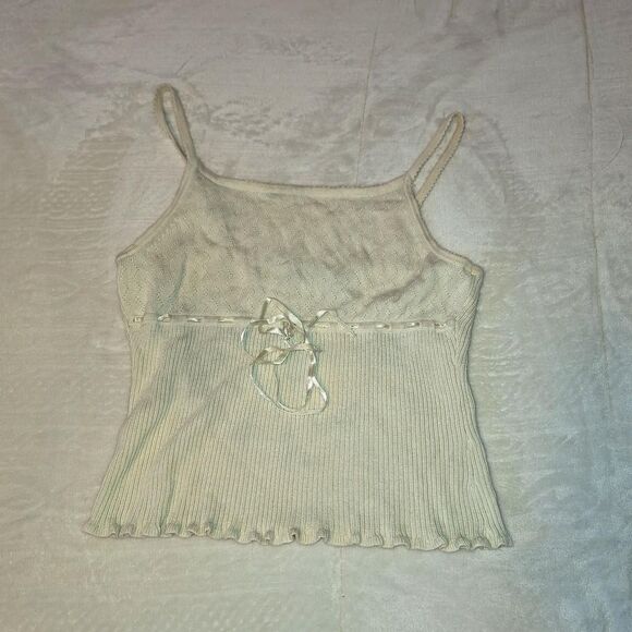 Vintage Y2K Wet Seal Rare Babydoll Knit Cami - Picture 2 of 7